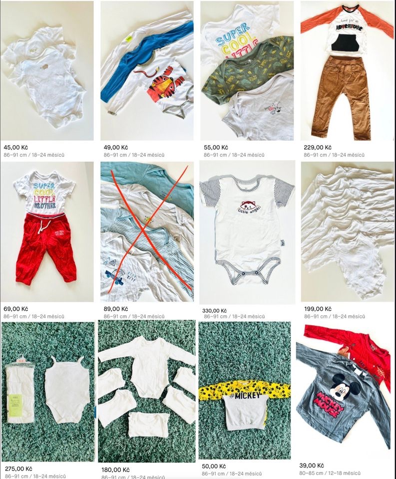 Dětské oblečení unisex, vel. 92