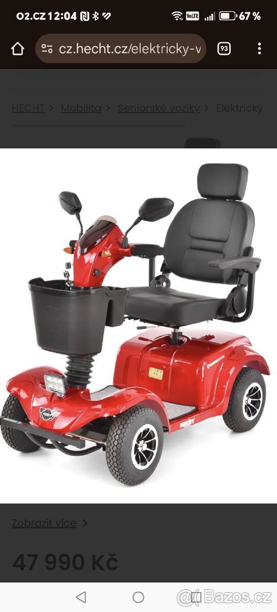 Elektrické vozítko Hechtwisered