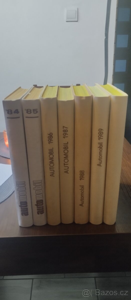 Časopis automobil kompletní rok 84-90 svázané