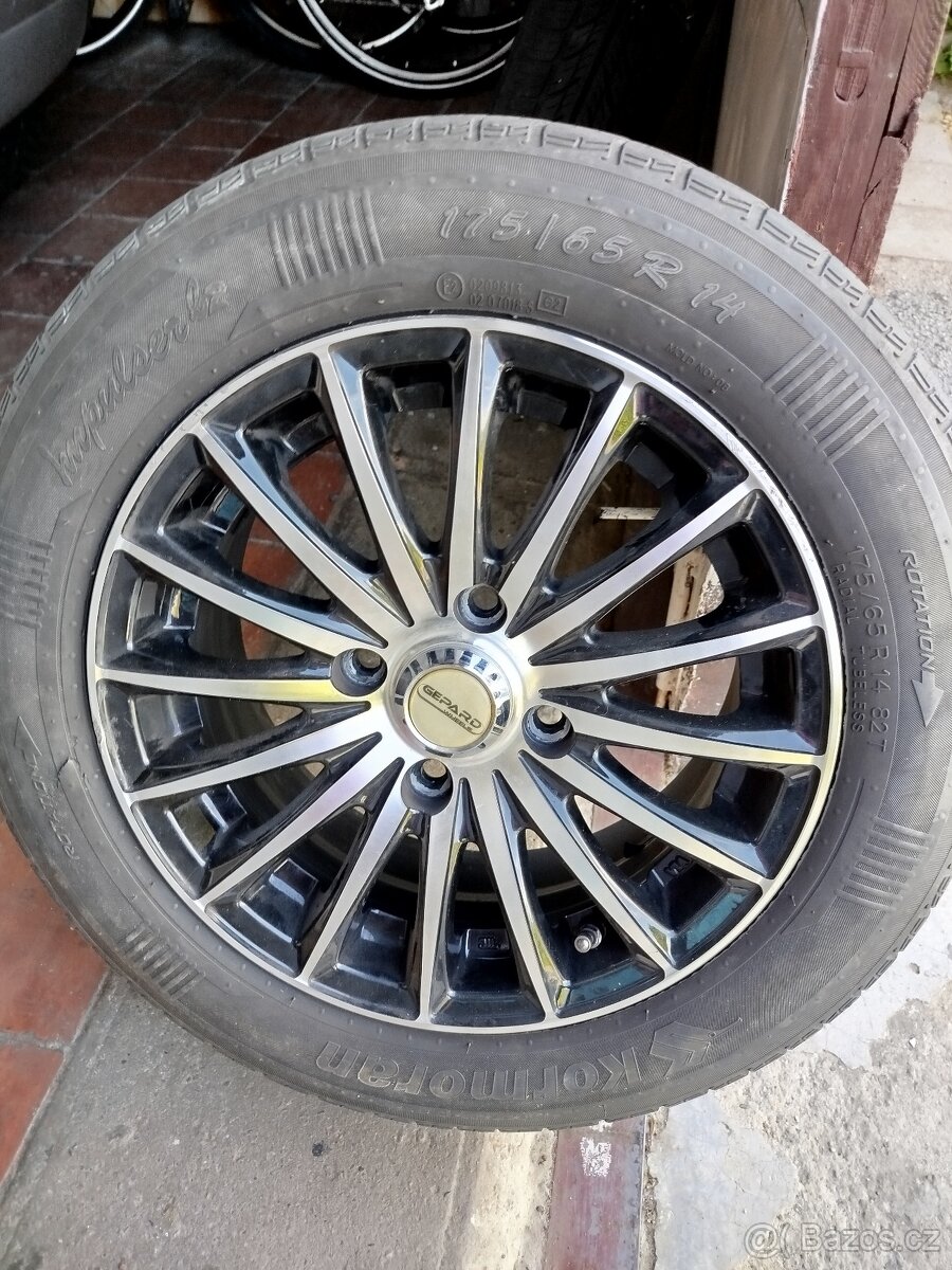 ALU kola s pneumatikami  letními...