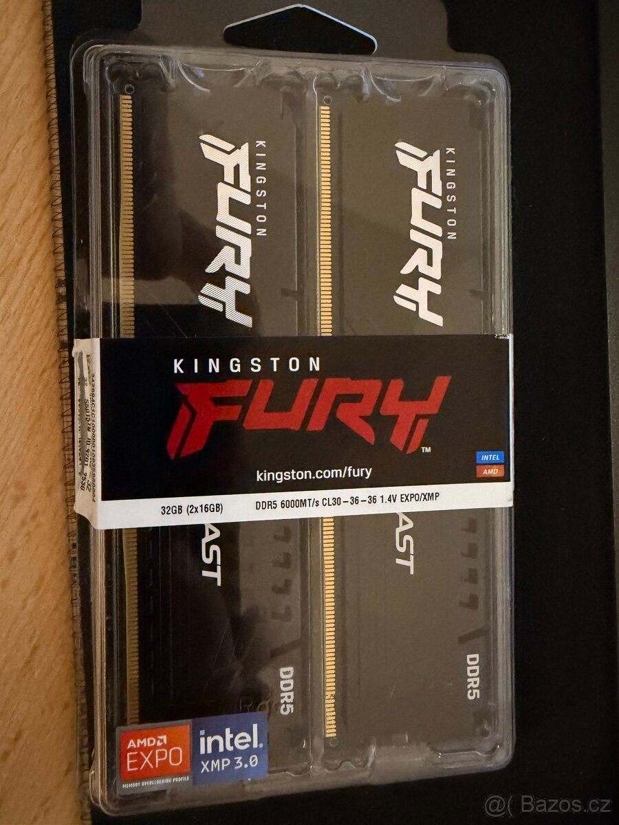 Kingston Fury Beast DDR5 32GB 6000MHz EXPO černá (Kit 2x16GB