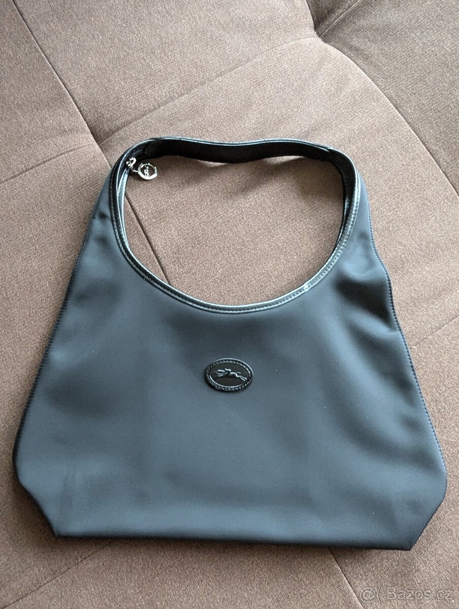 Longchamp Hobo bag black - kabelka přes rameno