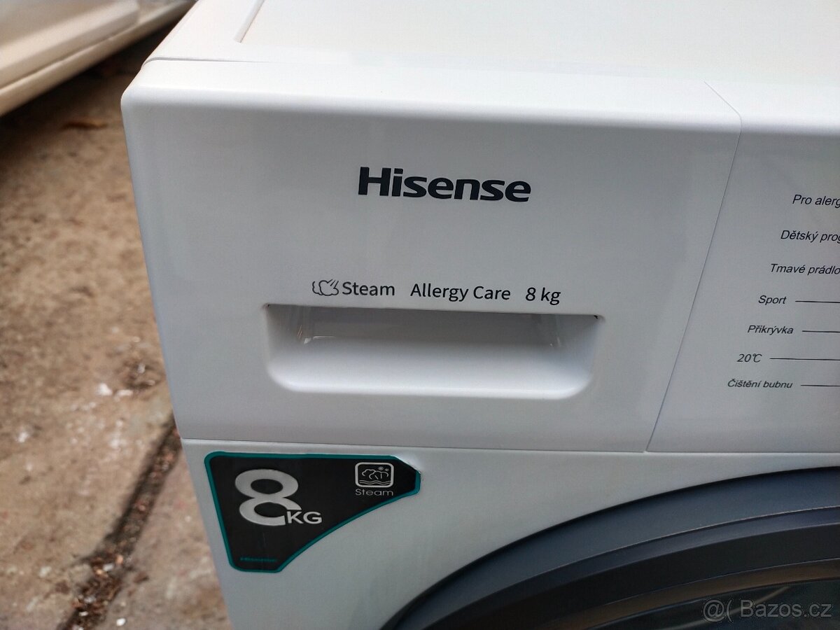 Prodám plně funkční dig.pračku zn. Hisense na 8 kg-DOVEZU--