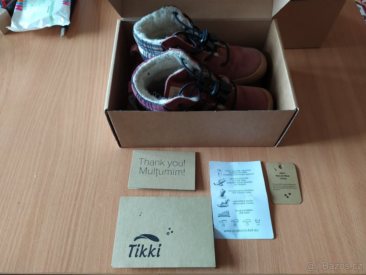 Dětské zimní boty Tikki shoes velikost 27 hnědé