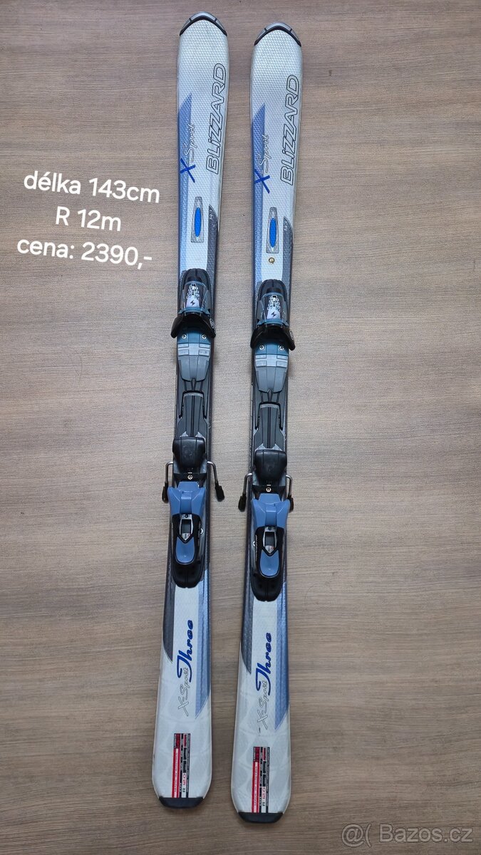 Carvingové lyže Blizzard, 143cm