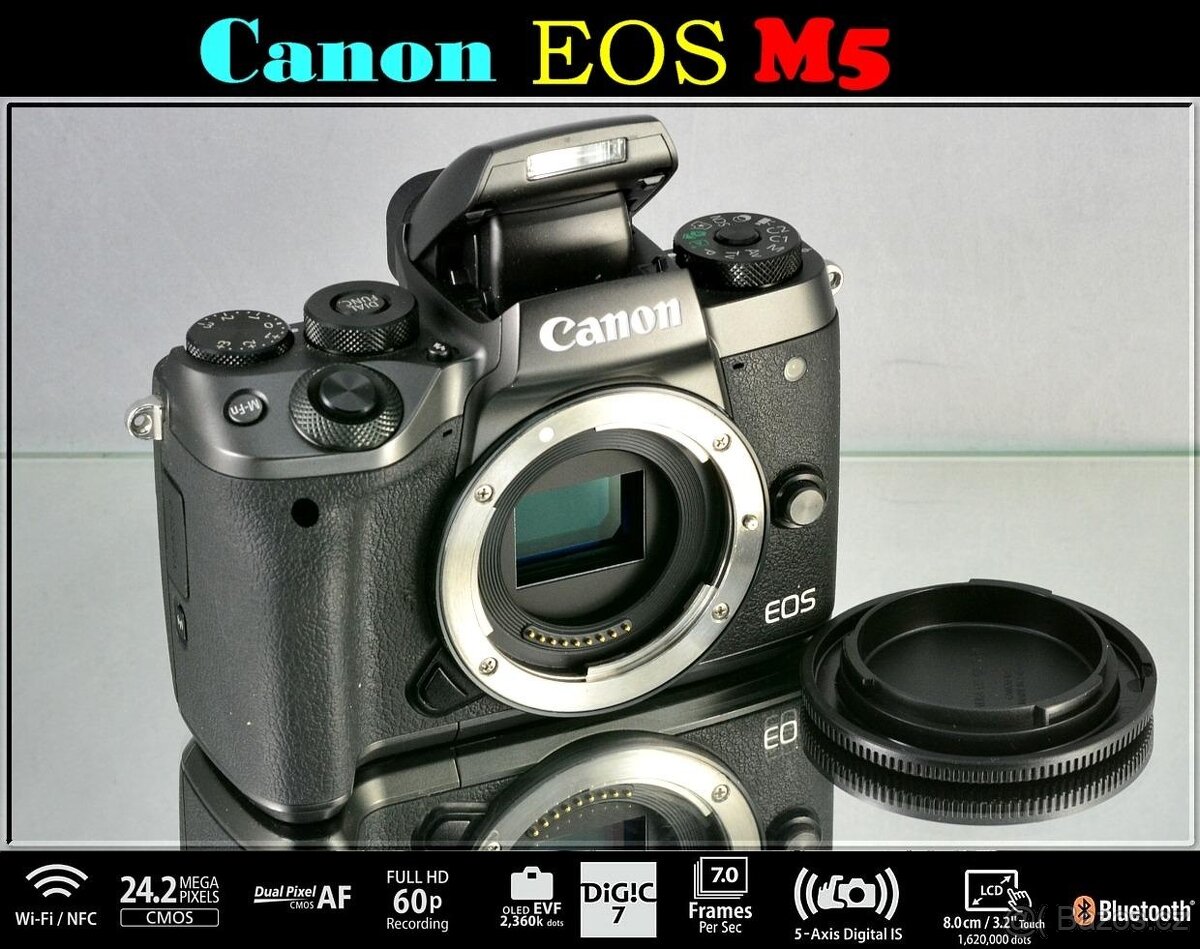 Canon EOS M5 APS-CFull HDVWIFI/NFC 10600 Exp.