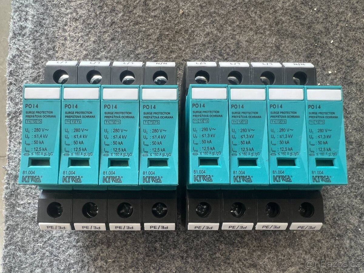 Přepěťová ochrana/svodič přepětí PO I 4 280 V/12,5 kA, (I+II