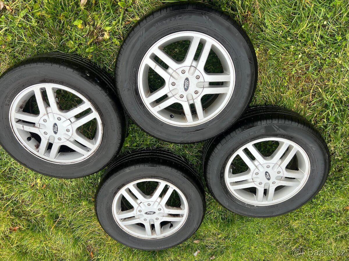 Alu disky 4x108 r15 na letní pneu 205/60 r15