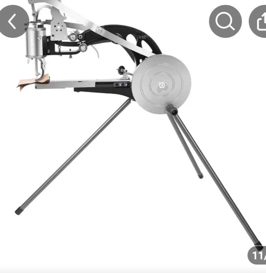 Ruční šicí stroj na kůži