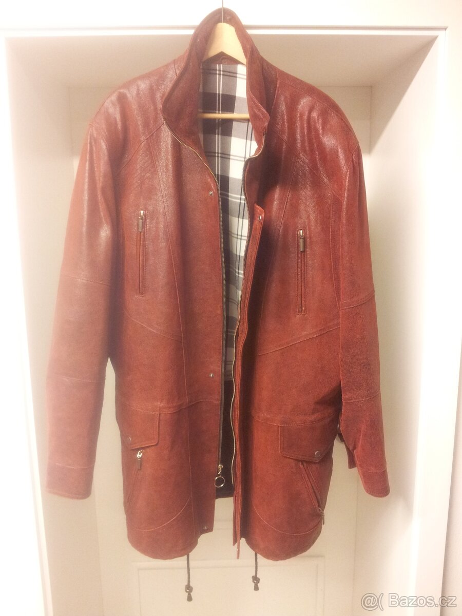 Luxusní kožená bunda značky JAMO vel. 58