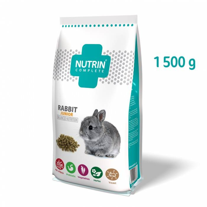 Krmivo pro králíčky NUTRIN Complete - Junior 1500 g