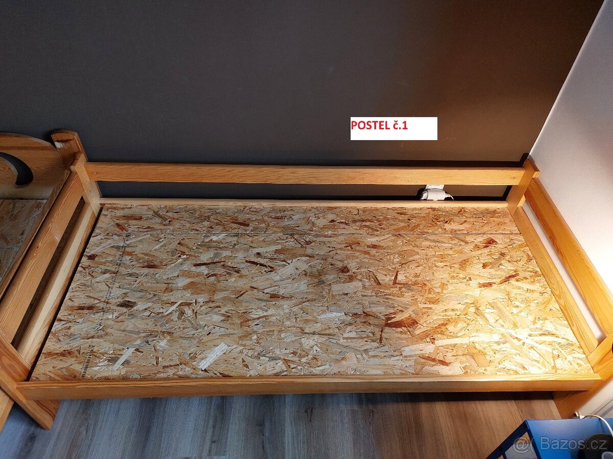 DĚTSKÉ postele dřevo masiv