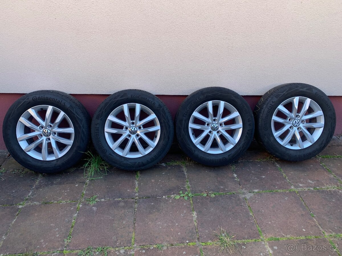 Alu kola VW Passat 215/60 r16 5x112 LETNÍ