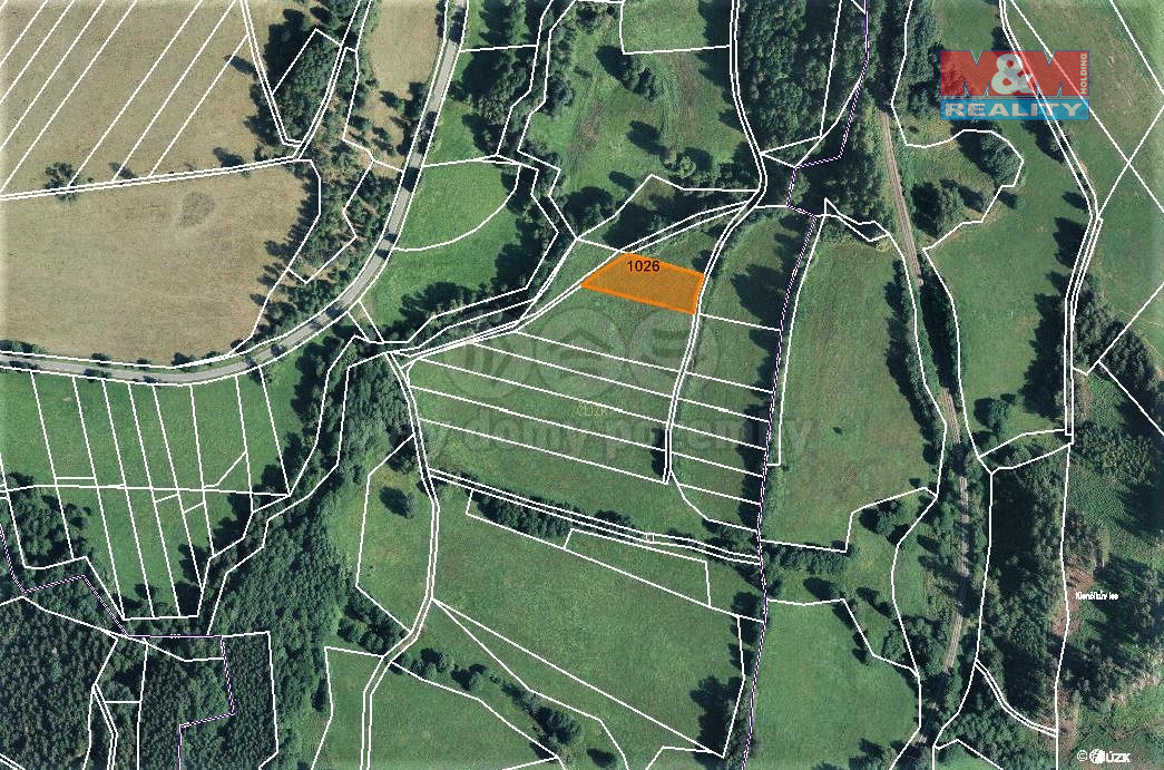 Prodej pole, 1835 m², Bernartice-Křenov u Žacléře