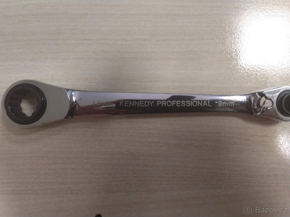 NOVÝ Ráčnový očkový klíč s páčkou Kennedy