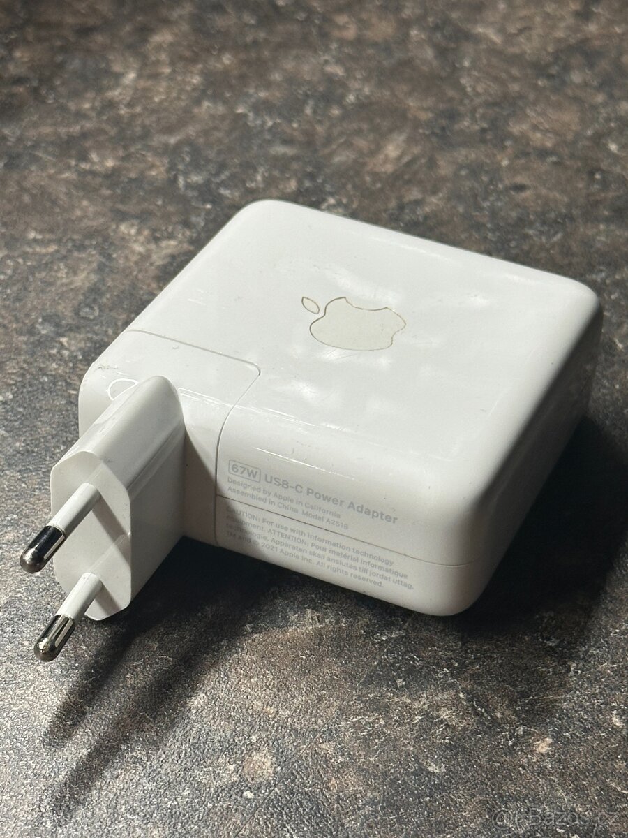 Originální AC Adaptér pro Apple MacBook A2518 67W USB-C