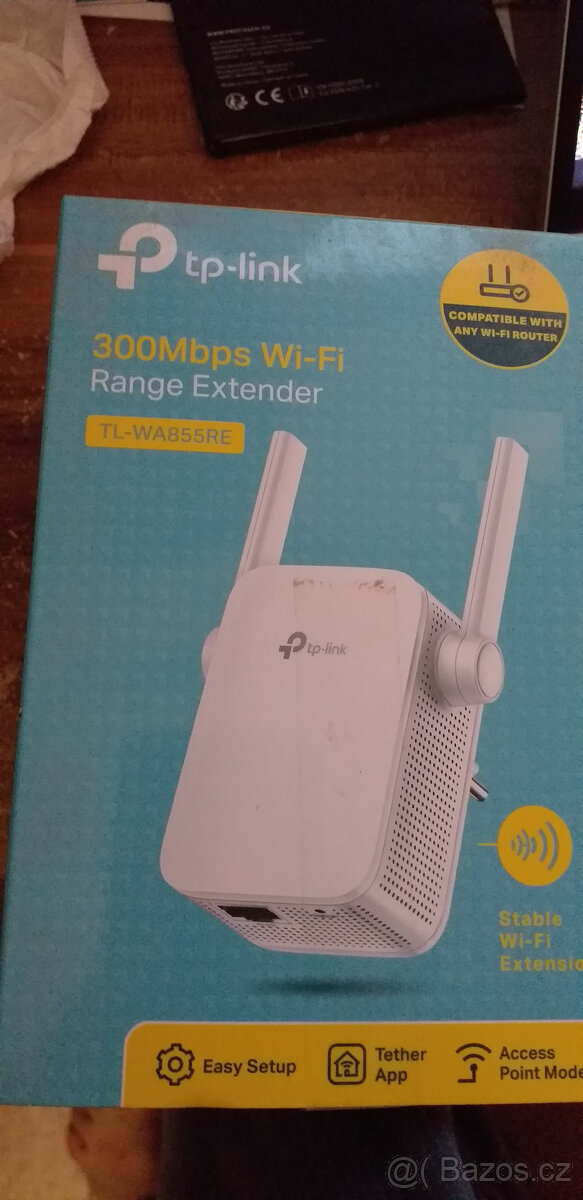 použitýTP-Link RE105 Wireless Extender, 300Mbps WiFi pokrytí