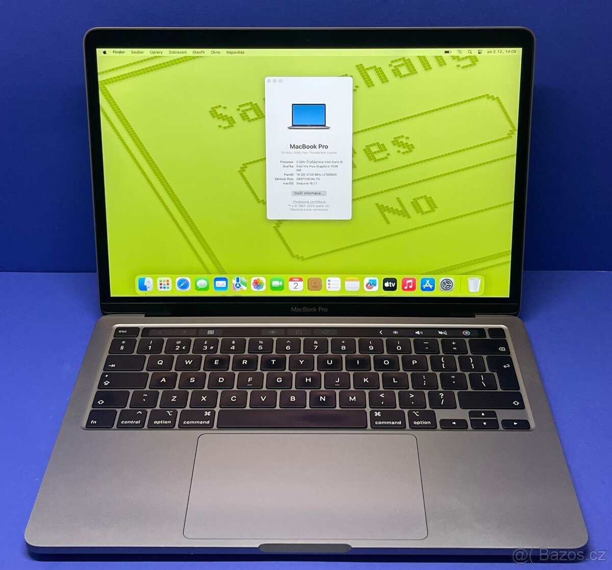 MacBook Pro 2020/16GB RAM/Intel i5/512GB SSD/Záruka