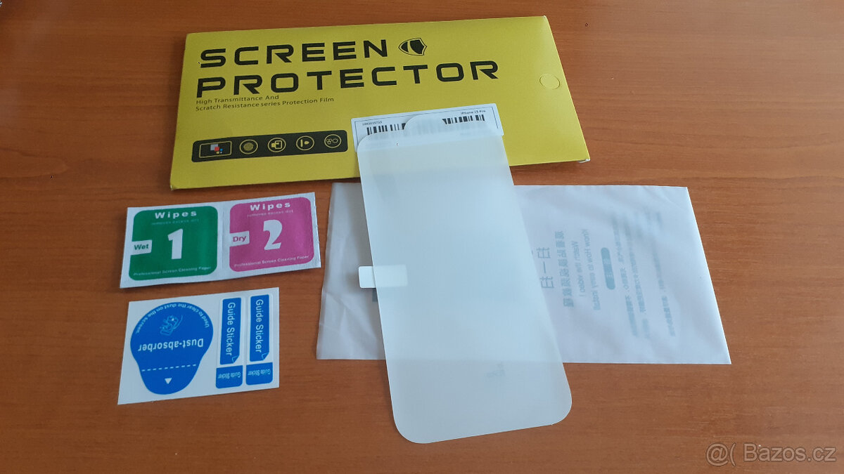 iphone 15 pro hydrogelová folie na display