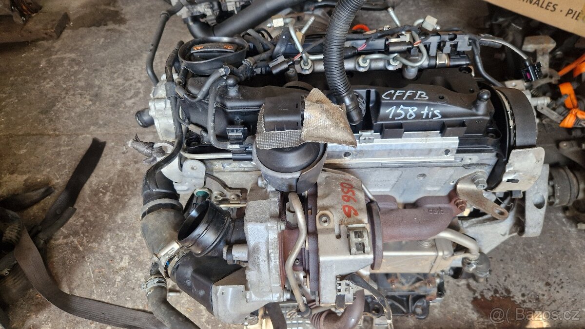 vw škoda motor CFFB 2ks CFHC 1ks + manuál 6Q + 2x DSG