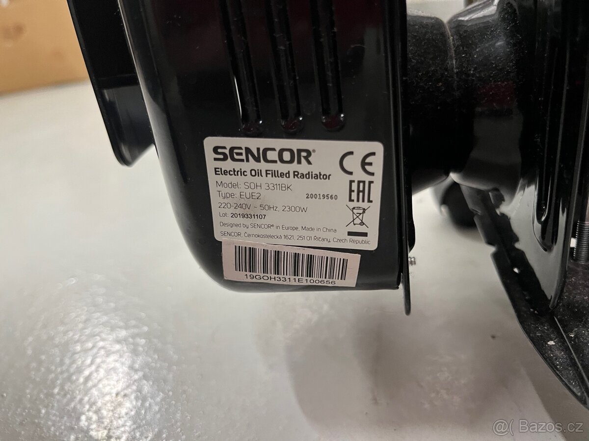 Sencor elektricky olejovy radiator 2300W