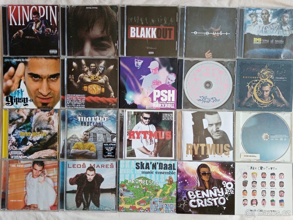 Original CD,DVD,MC kazety RAP, hip hop od 129 Kc