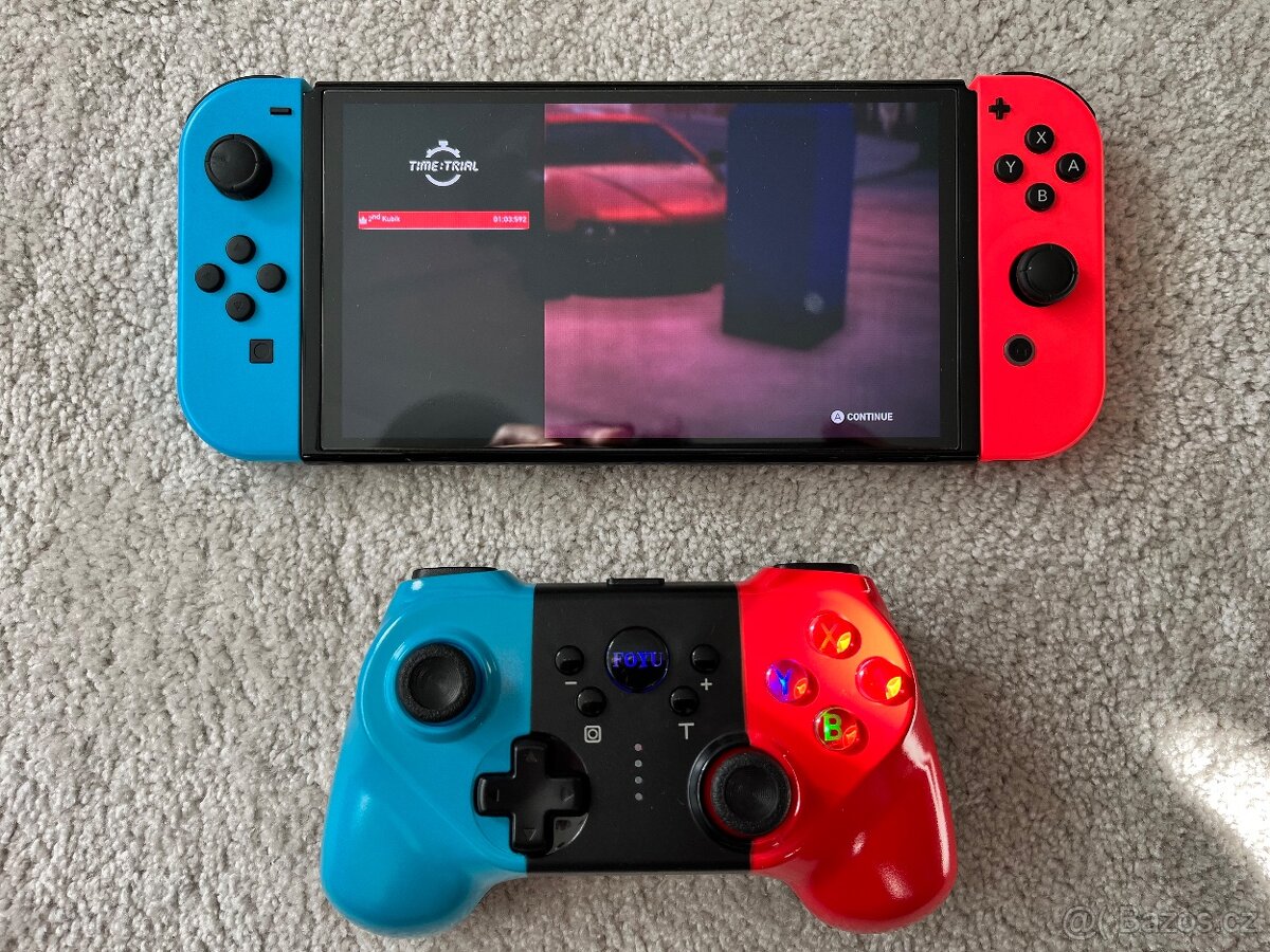 Bluetooth bezdrátový ovladač Nintendo Switch, PS3 a další.