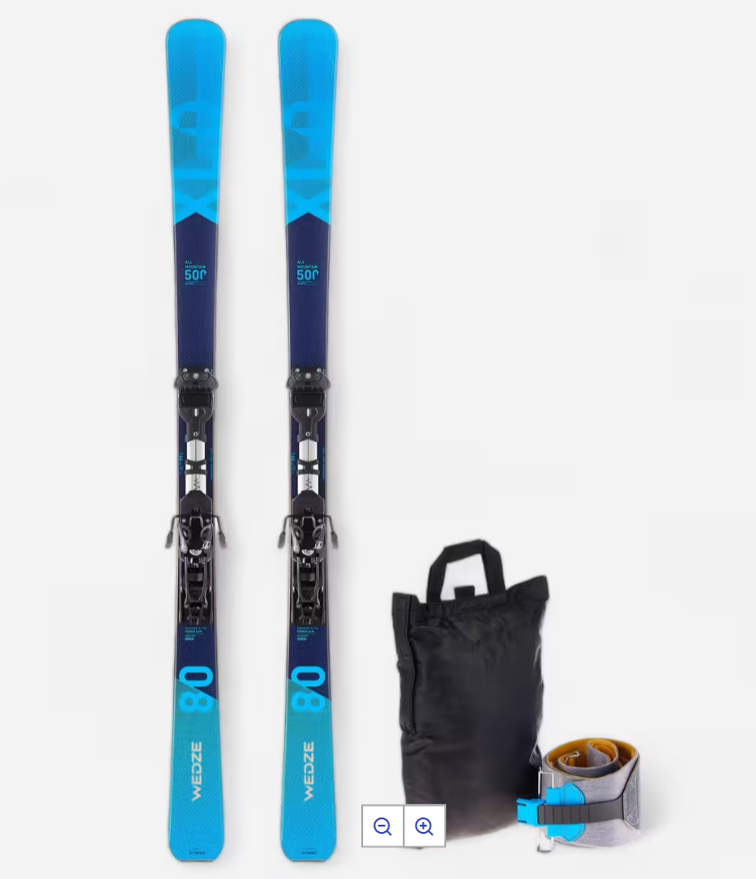 Set na skialpinismus XLD 500 RT + vázání + pásy, 174 cm