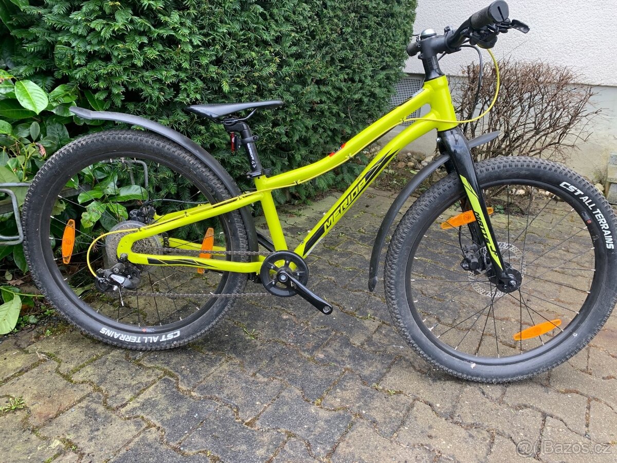 Dětské kolo Merida 24 matts jr. od 125cm, hydraulické brzdy