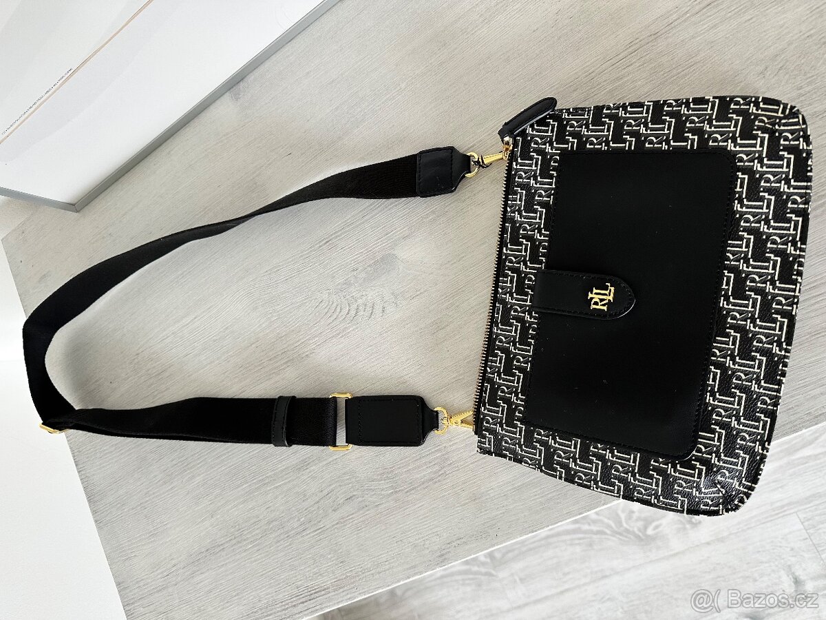 Černá kabelka Lauren Ralph Lauren