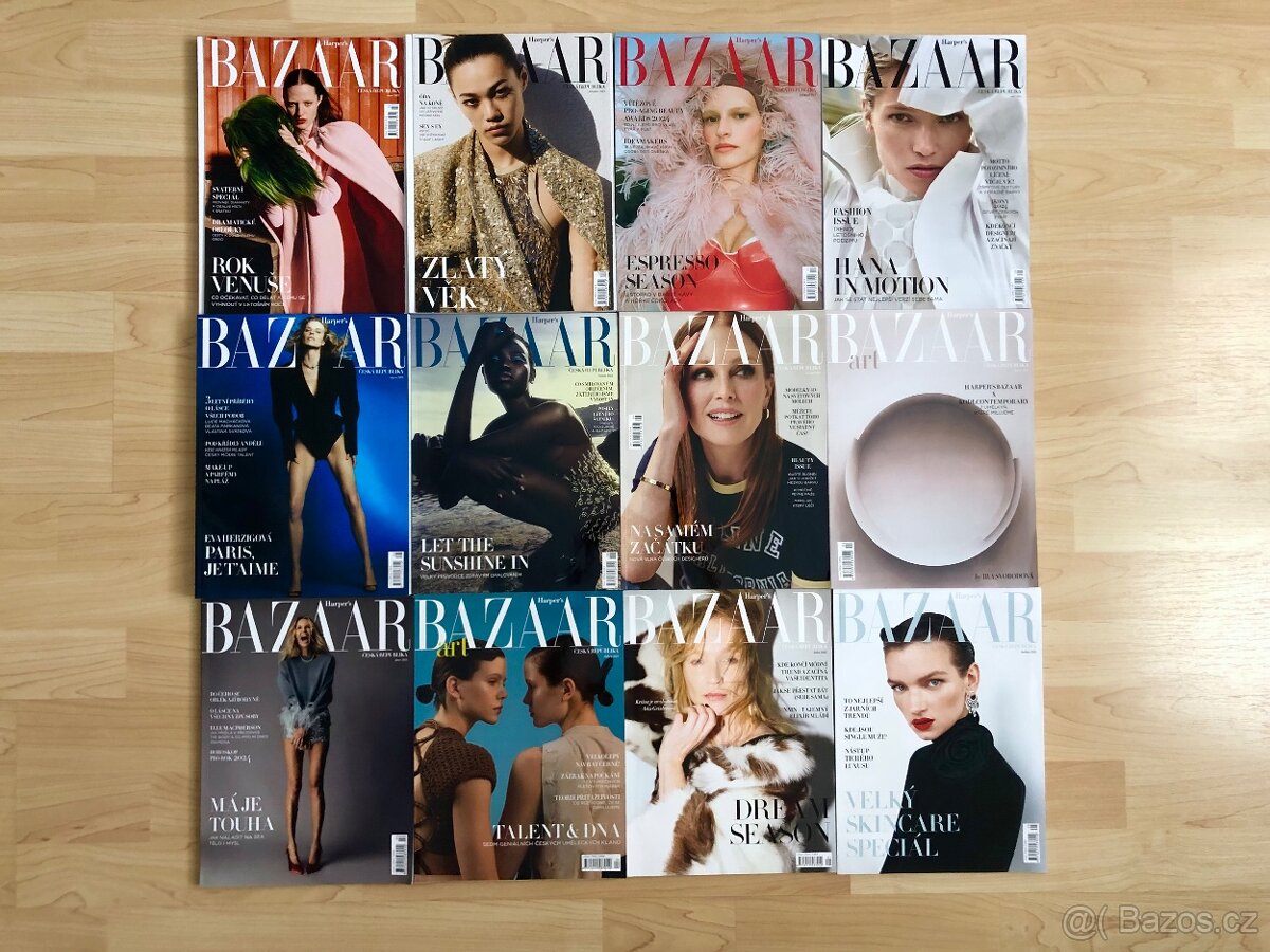 12x časopis Harpers BAZAAR