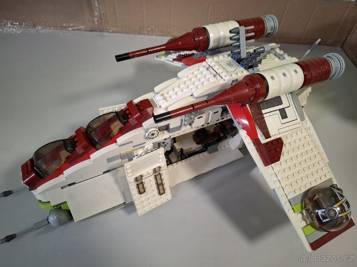 Lego Star Wars 7676, Republic Attack Gunship, bez figurek