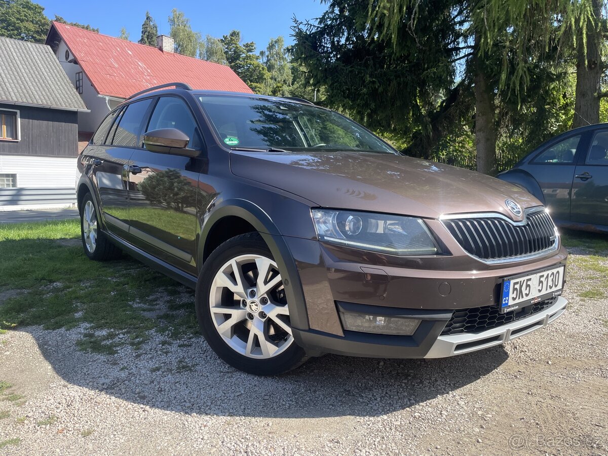 Škoda Octavia III Scout 2.0 TDI 135 kw, ACC, 360 SENZORY
