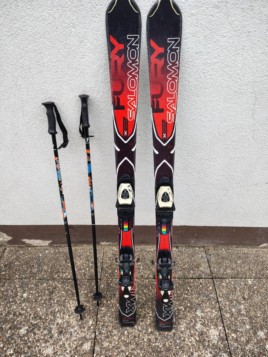 Lyže 130 cm Salomon Fury JR