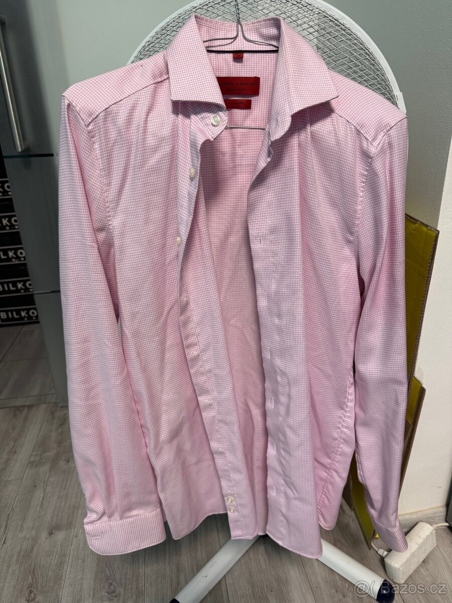 Pánská košile Finshley a Harding velikost 40/M slim