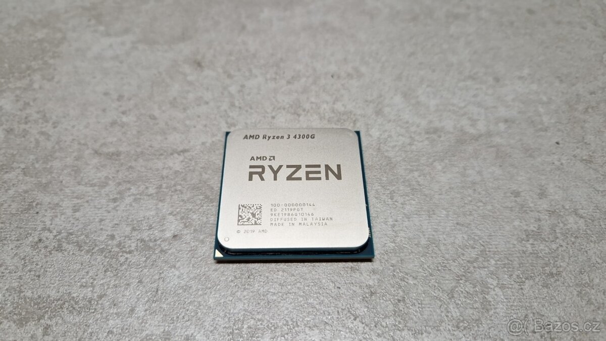 ❰ Nový CPU | AMD Ryzen 3 4300g Tray APU, AM4 + chladič ❱