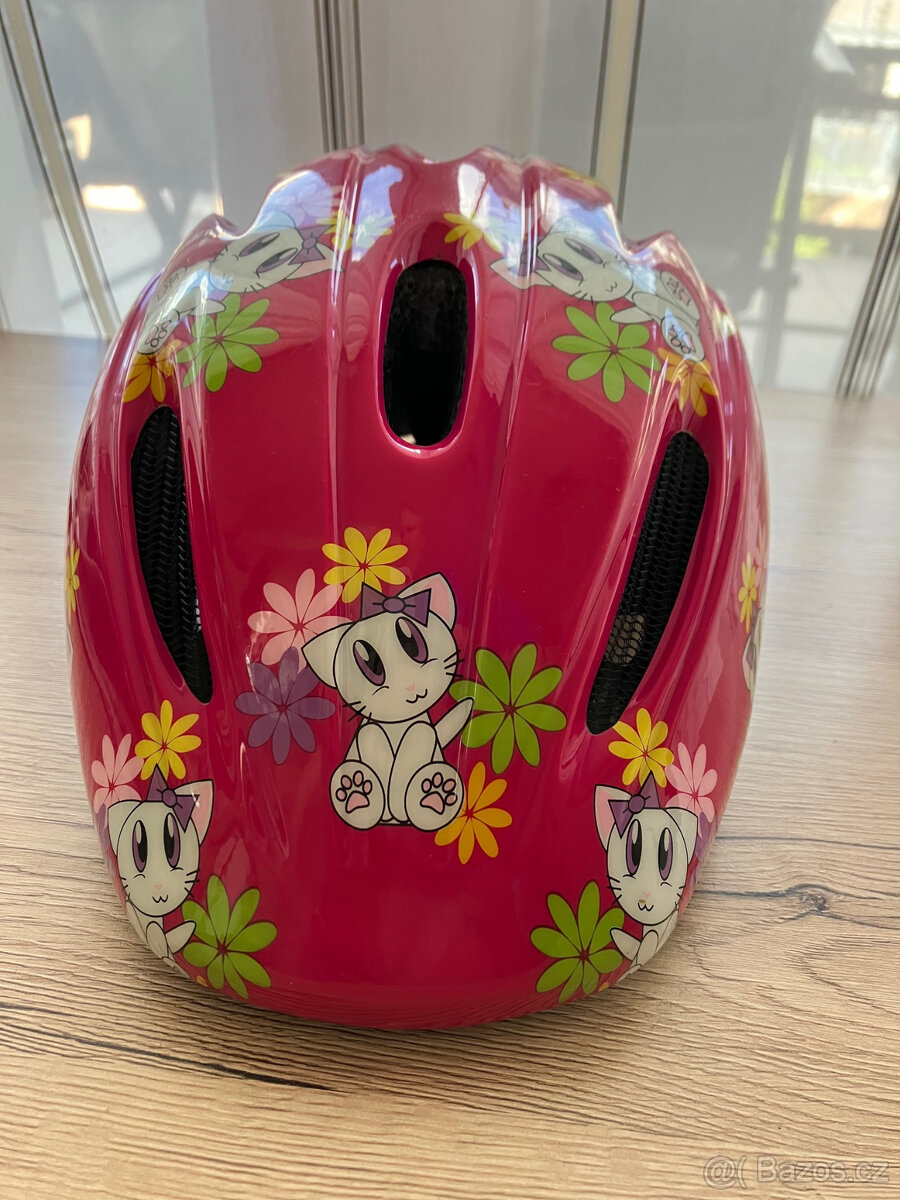 Dívčí přilba/helma na kolo, inline brusle