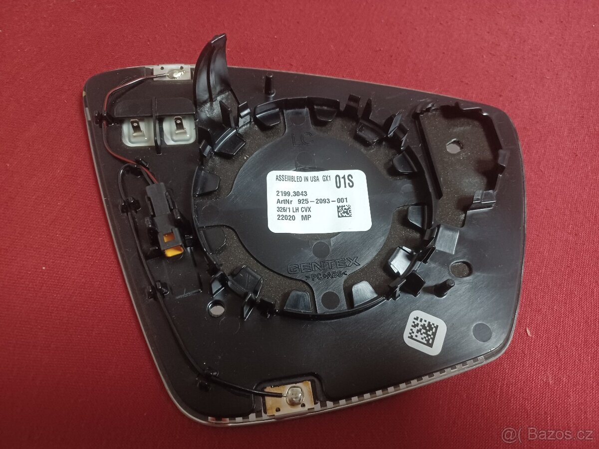 Levé přední sklíčko zrcátka Škoda Karoq-Kodiaq