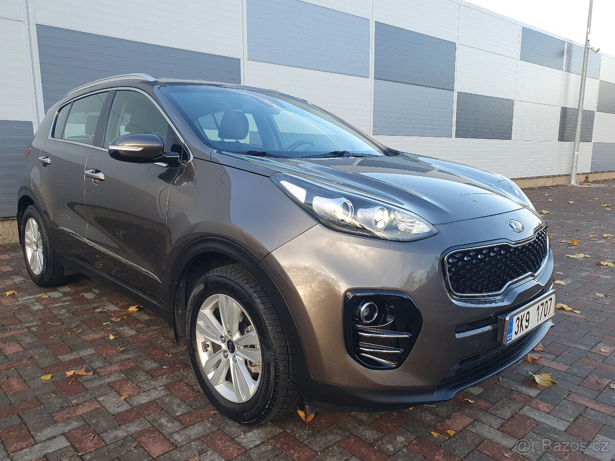 kia sportage 1.7 crdi , 100TIS/KM , 1.MAJITEL ČR - PERFEKT