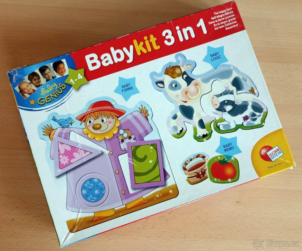 Montessori sada skládanek / her 3v1 Baby Genius