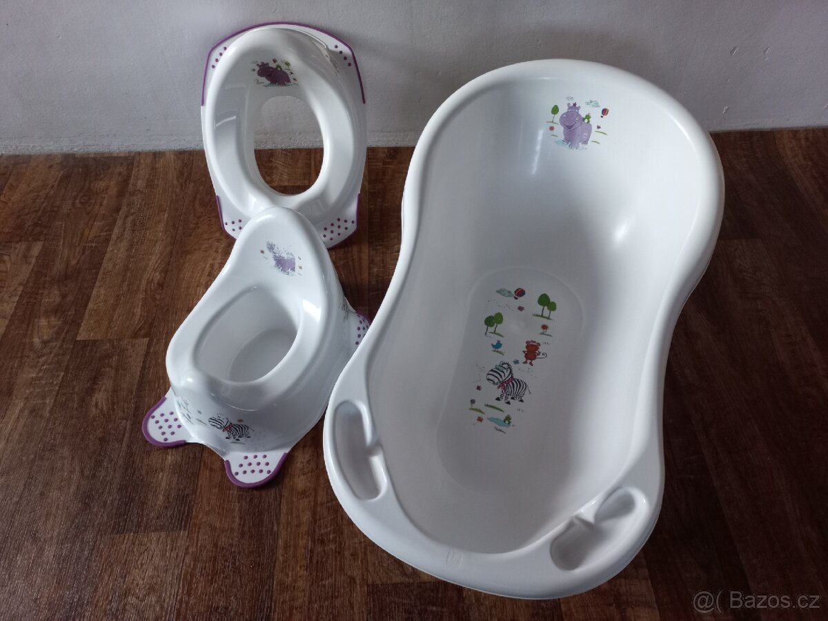 Sada vanička, nočník, WC sedátko