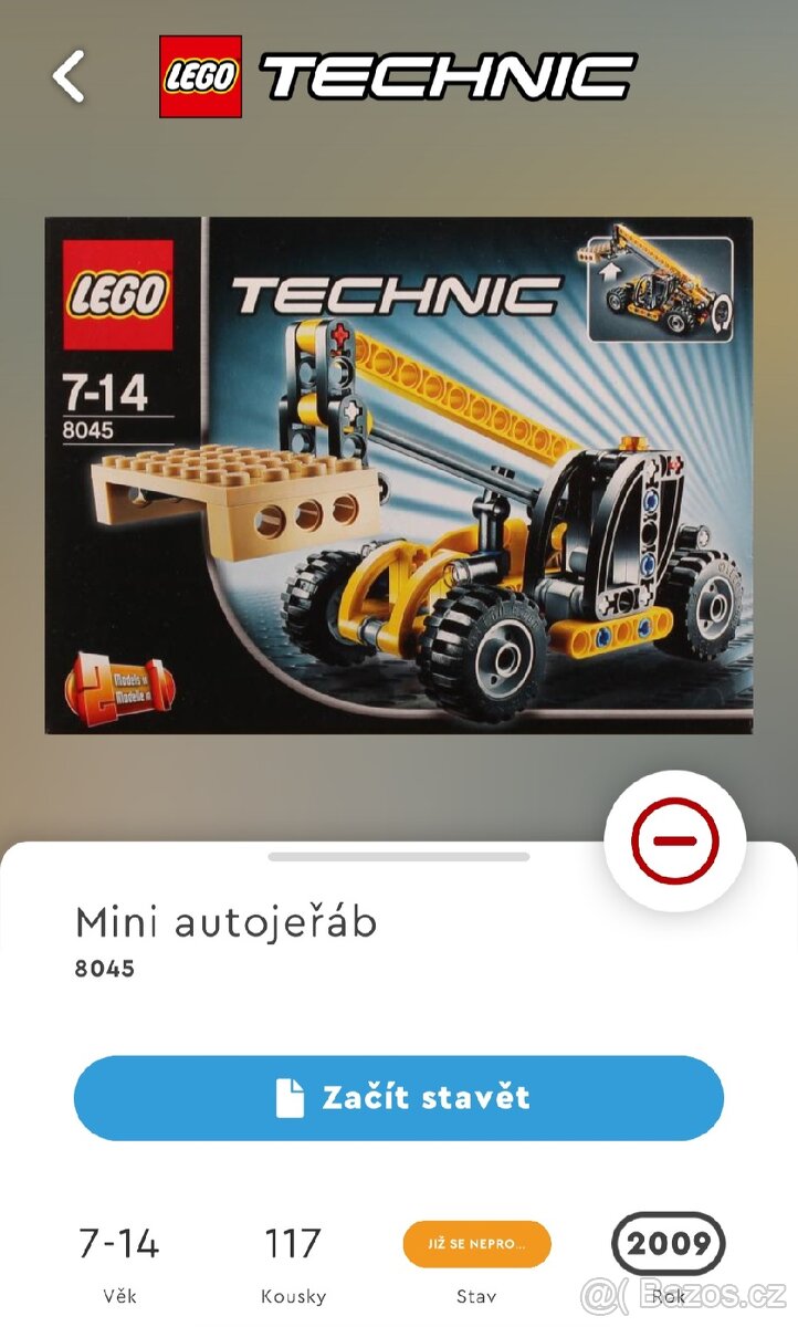 LEGO 8045,8047,8065,8067,8071,8153,9393