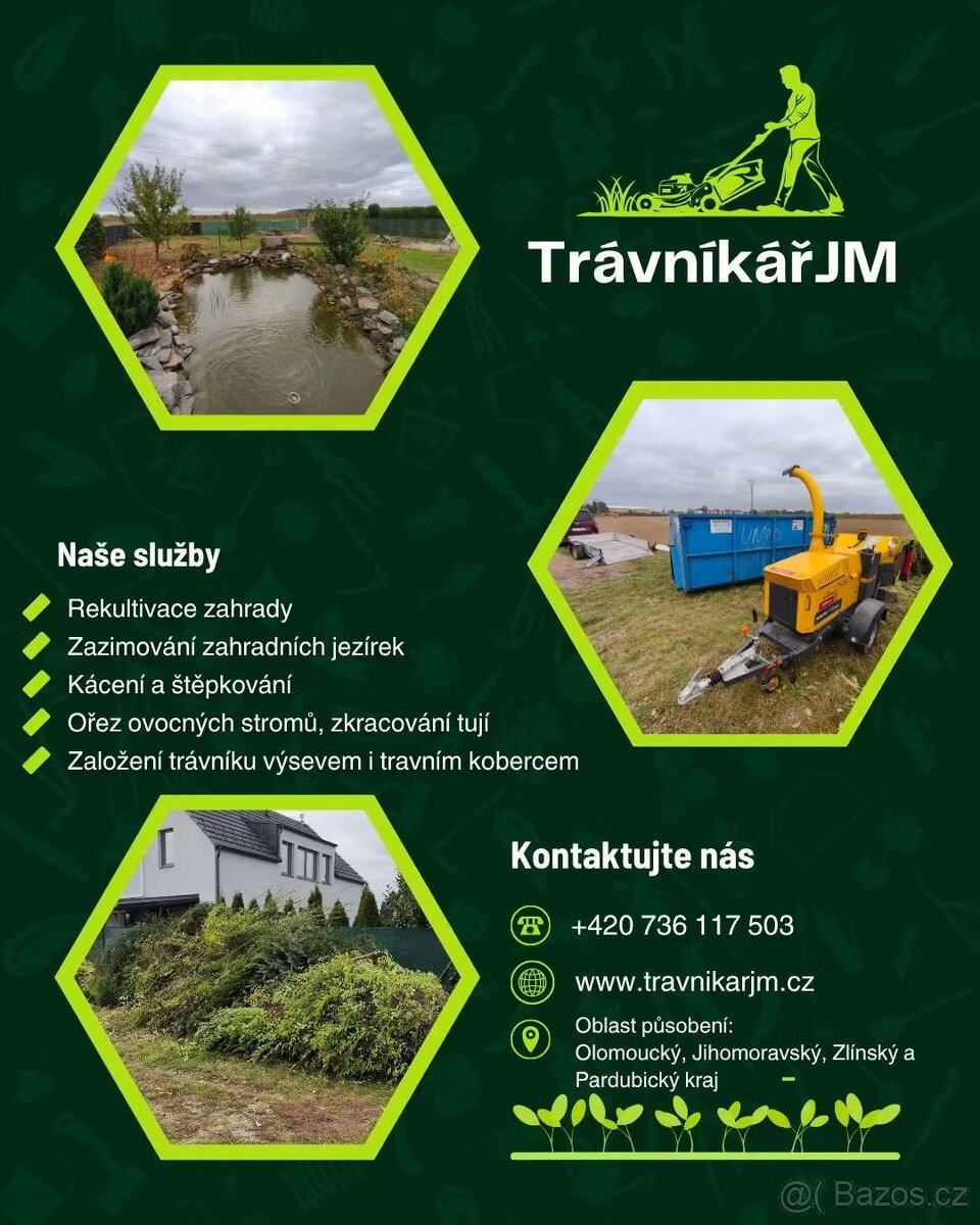 Kompletní zahradnické služby – Olomoucký kraj