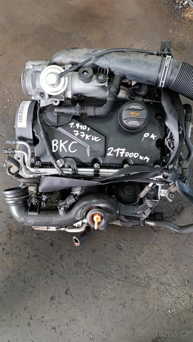 motor BKC 1.9tdi 77kW