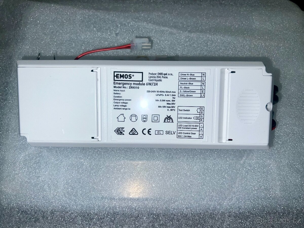 Modul nouzového osvětlení MT 6 W/1 h EMOS ZR9310