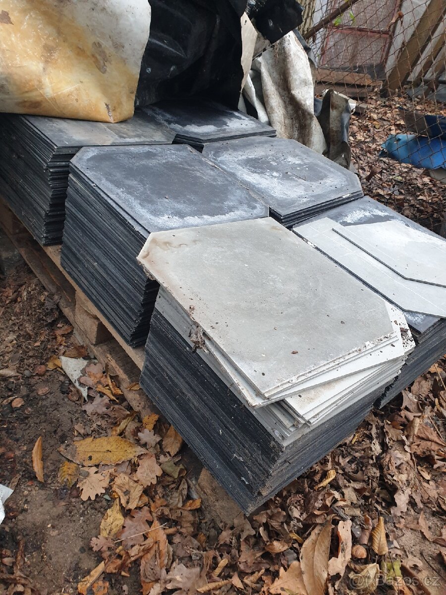 Vláknocementové střešní šablony typu „základní“ (šindel)