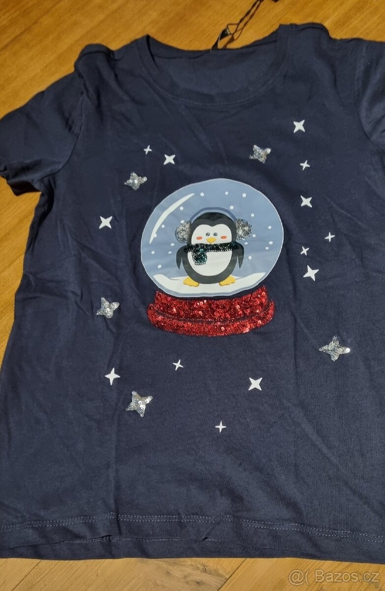 Dámské triko se zimním motivem