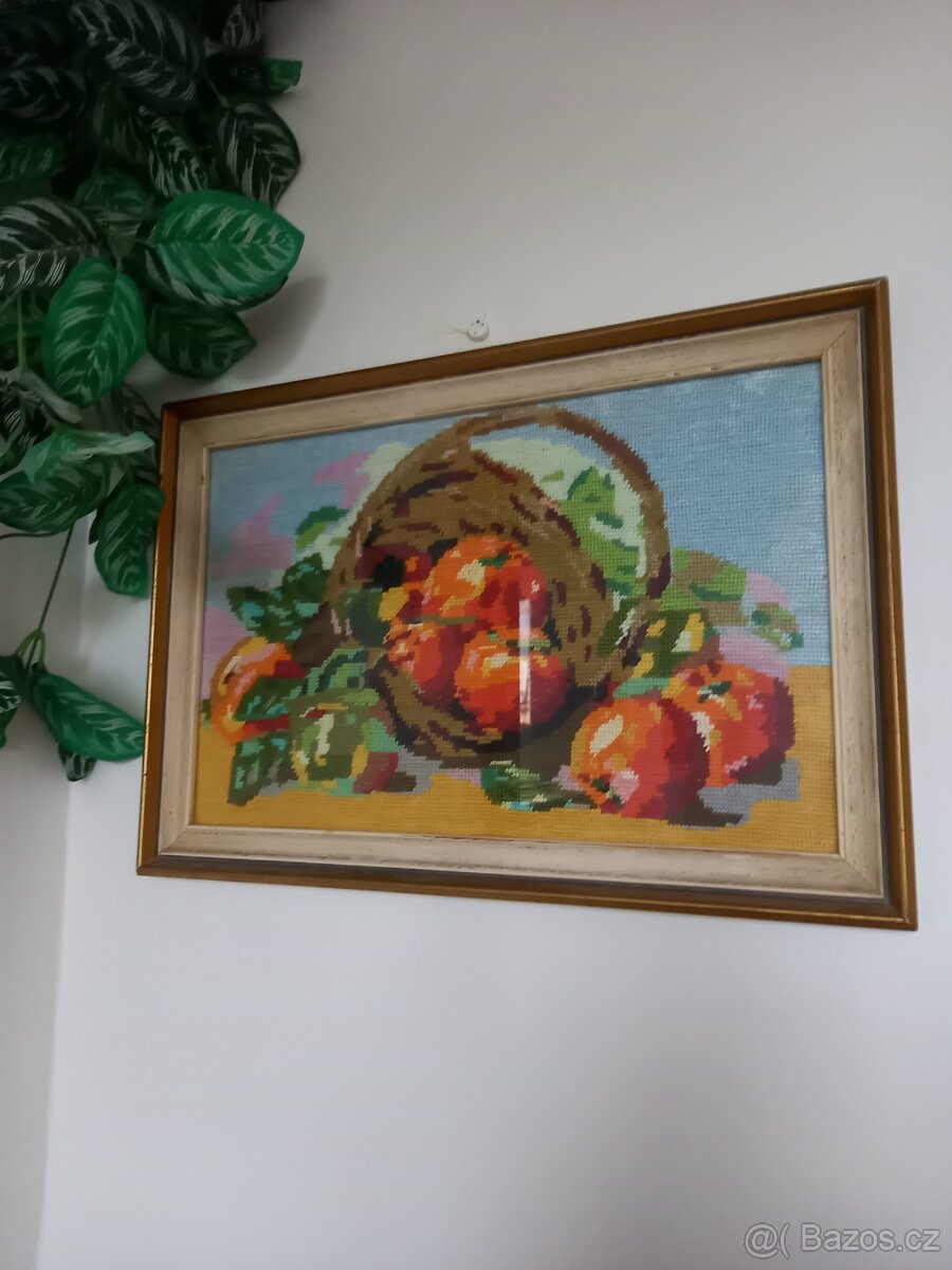 Obrazy ručně vyšívané