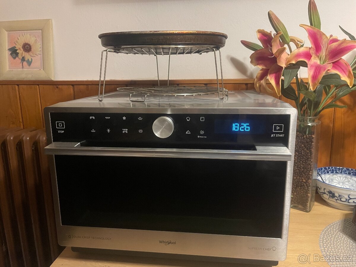 Mikrovlnná trouba Whirlpool Supreme Chef MWSC 9133 SX nerez
