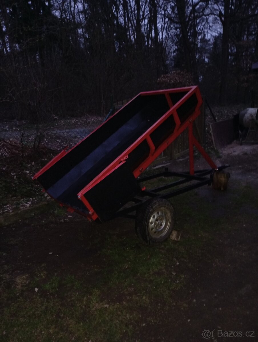 Vozík za malotraktor, čtyřkolku